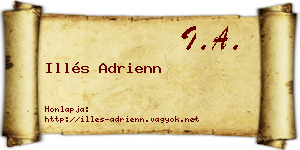Illés Adrienn névjegykártya